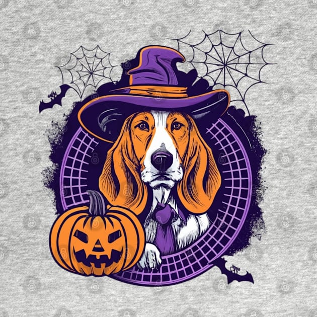 Basset Hound Pumpkin by BukovskyART